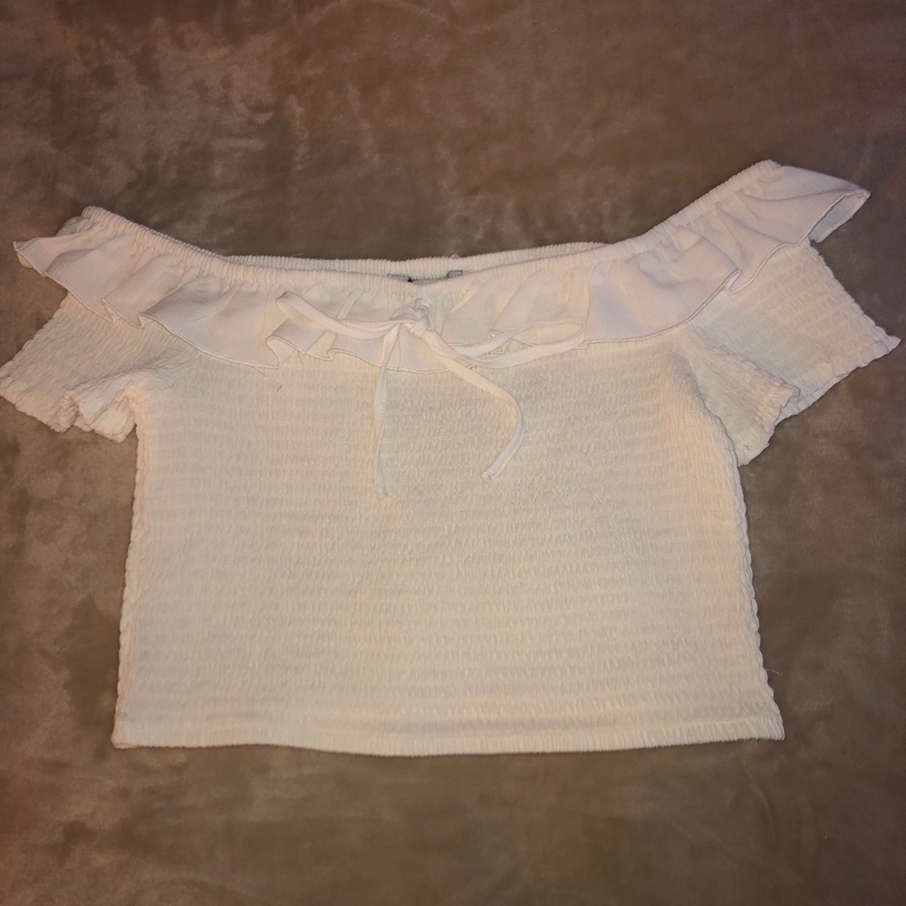 White Crop Top